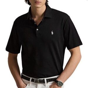 Polo Ralph Lauren Classic Fit Short Sleeve Polo Shirt | Black | Size Medium